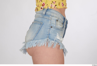 Lilly Bella blue jeans shorts casual dressed hips 0007.jpg